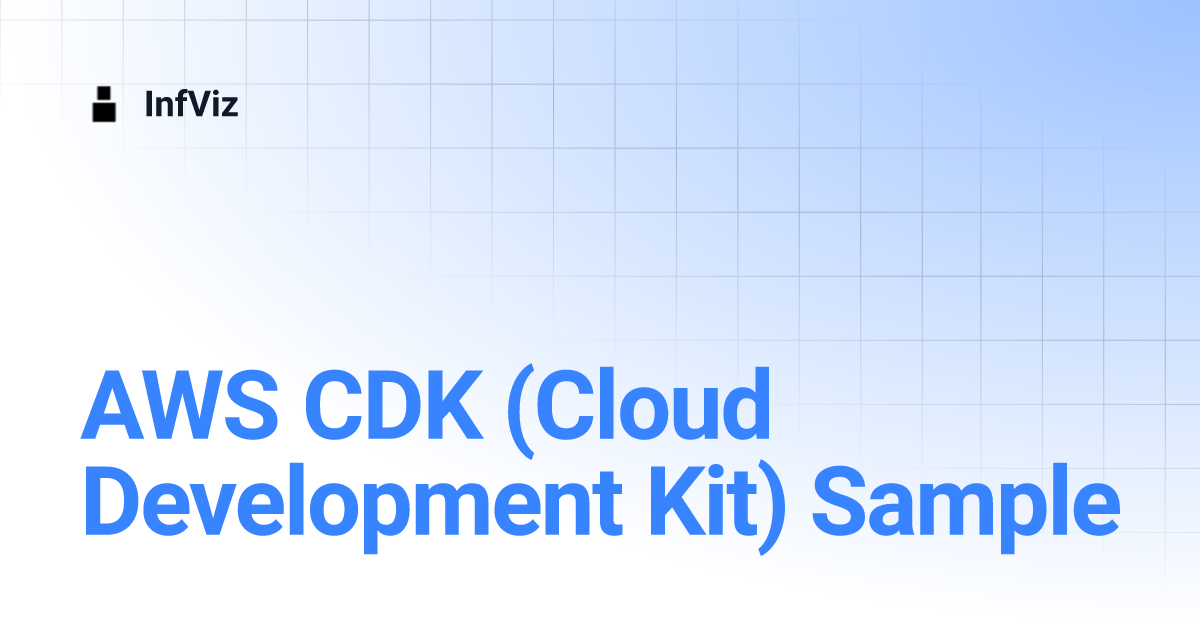 AWS CDK (Cloud Development Kit) Sample | InfViz